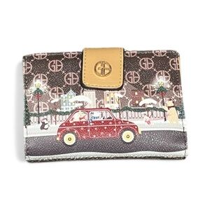 Giani Bernini Holiday-Themed wallet NWT